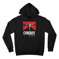 Western Cowgirl Vintage Punchy Skull Hoodie