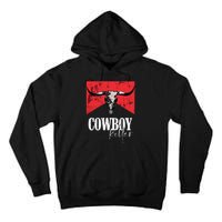 Western Cowgirl Vintage Punchy Skull Tall Hoodie