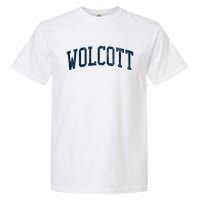 Wolcott Ct Vintage Athletic Sports Garment-Dyed Heavyweight T-Shirt