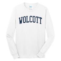 Wolcott Ct Vintage Athletic Sports Tall Long Sleeve T-Shirt