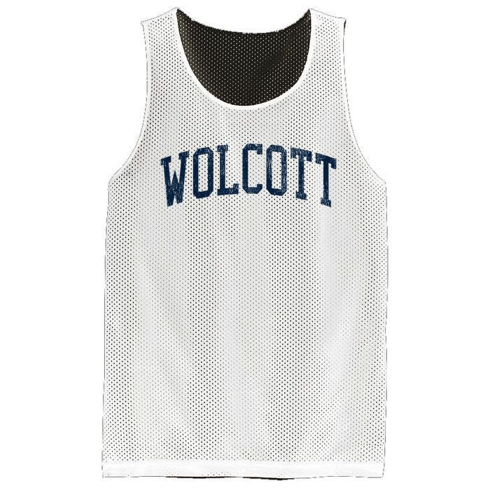 Wolcott Ct Vintage Athletic Sports Mesh Reversible Basketball Jersey Tank