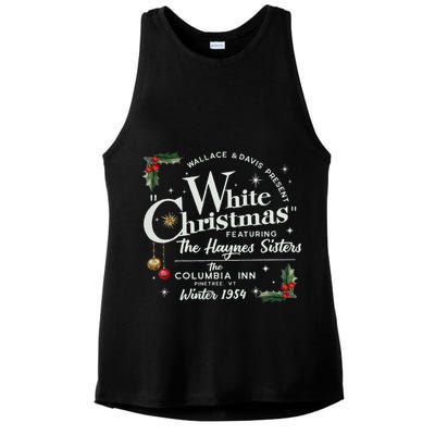 White Christmas Wallace And Davis Haynes Sister  Ladies PosiCharge Tri-Blend Wicking Tank