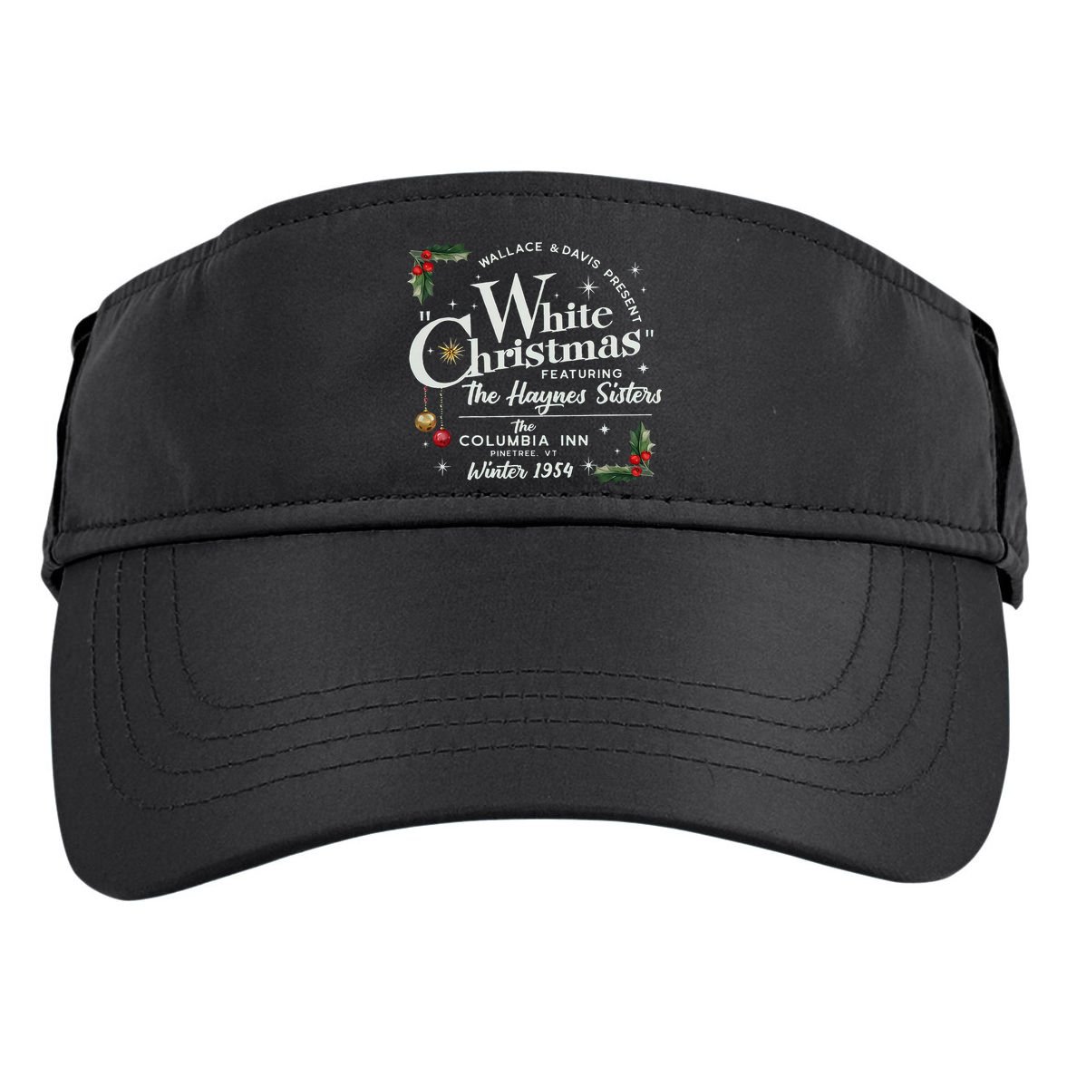 White Christmas Wallace And Davis Haynes Sister  Adult Drive Performance Visor