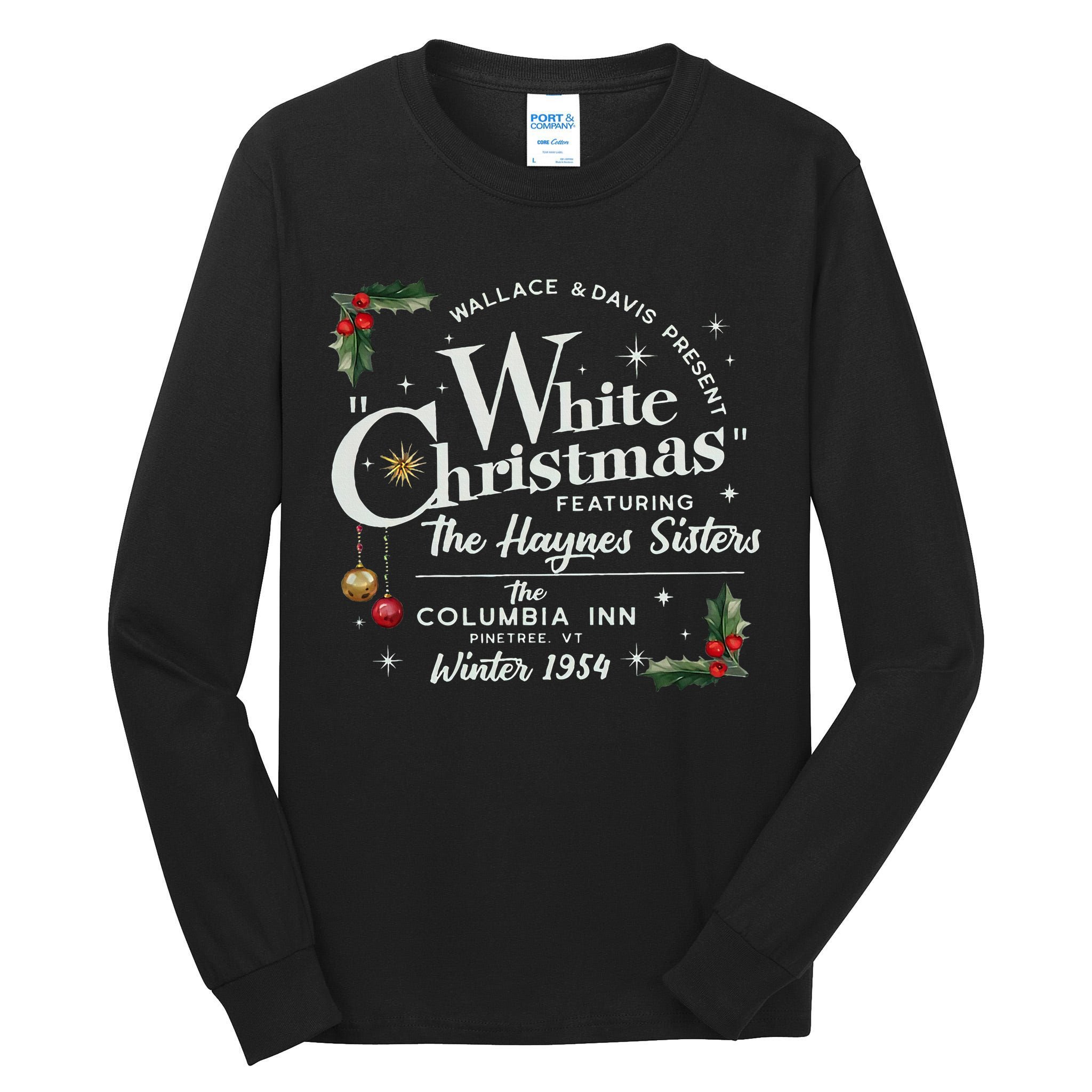 White Christmas Wallace And Davis Haynes Sister  Tall Long Sleeve T-Shirt