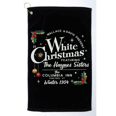 White Christmas Wallace And Davis Haynes Sister  Golf Towel