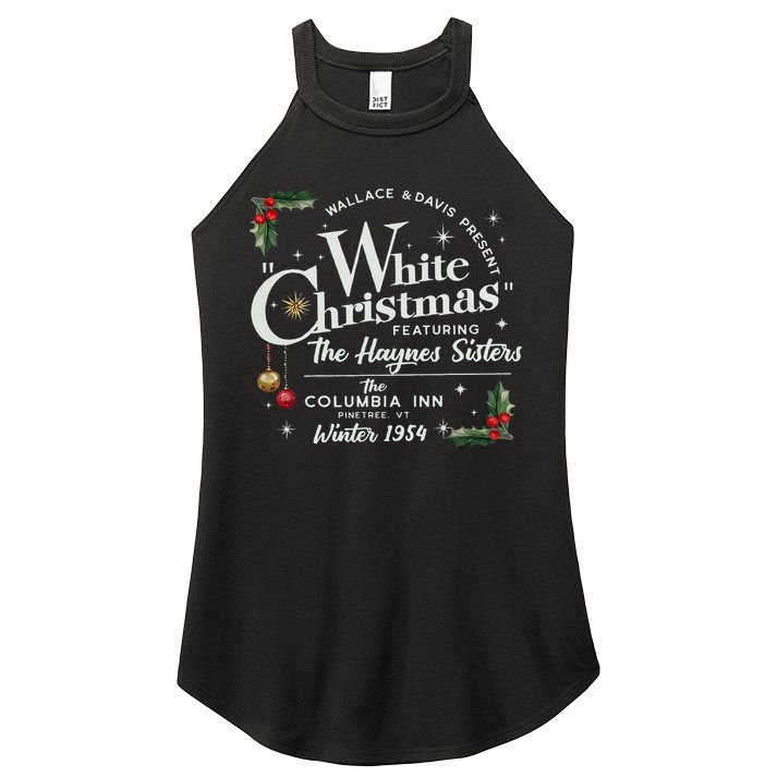 White Christmas Wallace And Davis Haynes Sister  Women's Perfect Tri Rocker Tank