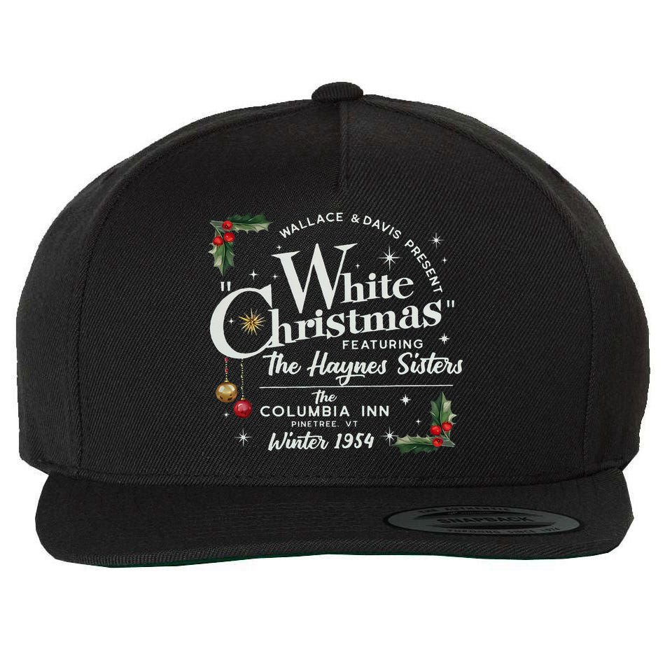 White Christmas Wallace And Davis Haynes Sister  Wool Snapback Cap