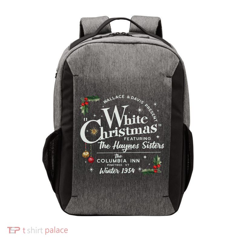 White Christmas Wallace And Davis Haynes Sister  Vector Backpack
