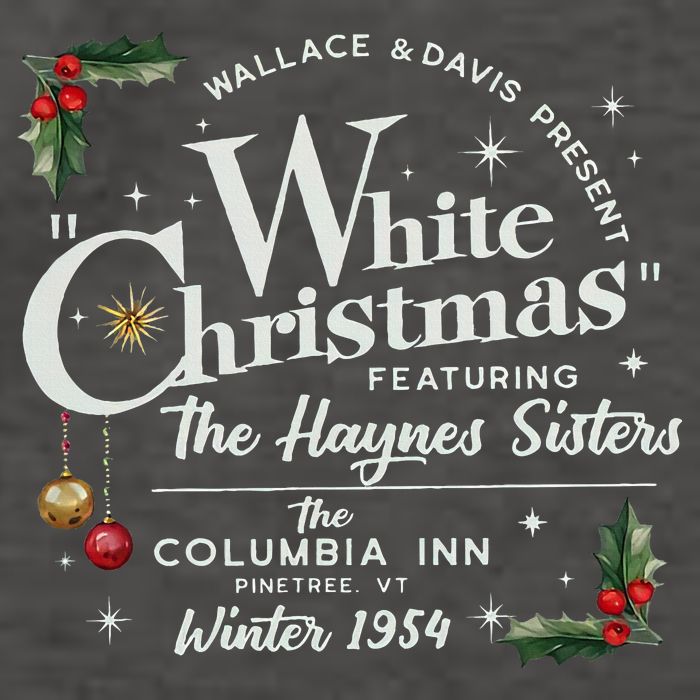 White Christmas Wallace And Davis Haynes Sister  Vector Backpack