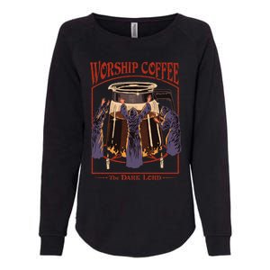 Worship Coffee Womens California Wash Sweatshirt