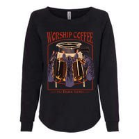 Worship Coffee Womens California Wash Sweatshirt