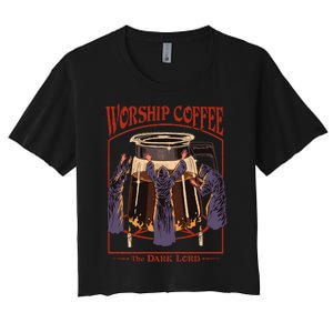 Worship Coffee Women's Crop Top Tee