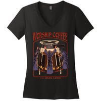 Worship Coffee Women's V-Neck T-Shirt