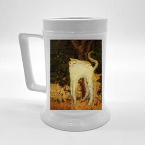 “White Cat” Beer Stein