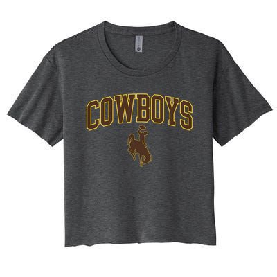 W.Y.O.M.I.N.G Cowboys Women's Crop Top Tee