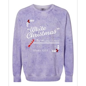 White Christmas Wallace And Davis Haynes Sister  Colorblast Crewneck Sweatshirt