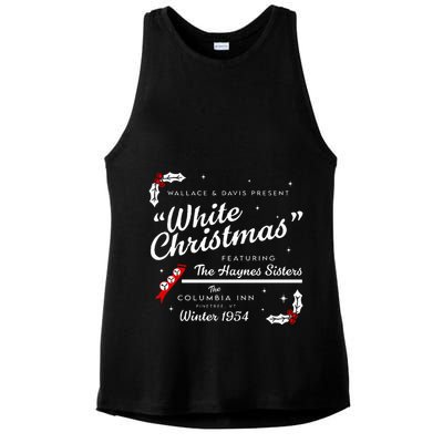 White Christmas Wallace And Davis Haynes Sister  Ladies PosiCharge Tri-Blend Wicking Tank