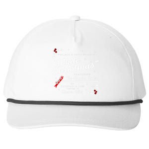 White Christmas Wallace And Davis Haynes Sister  Snapback Five-Panel Rope Hat