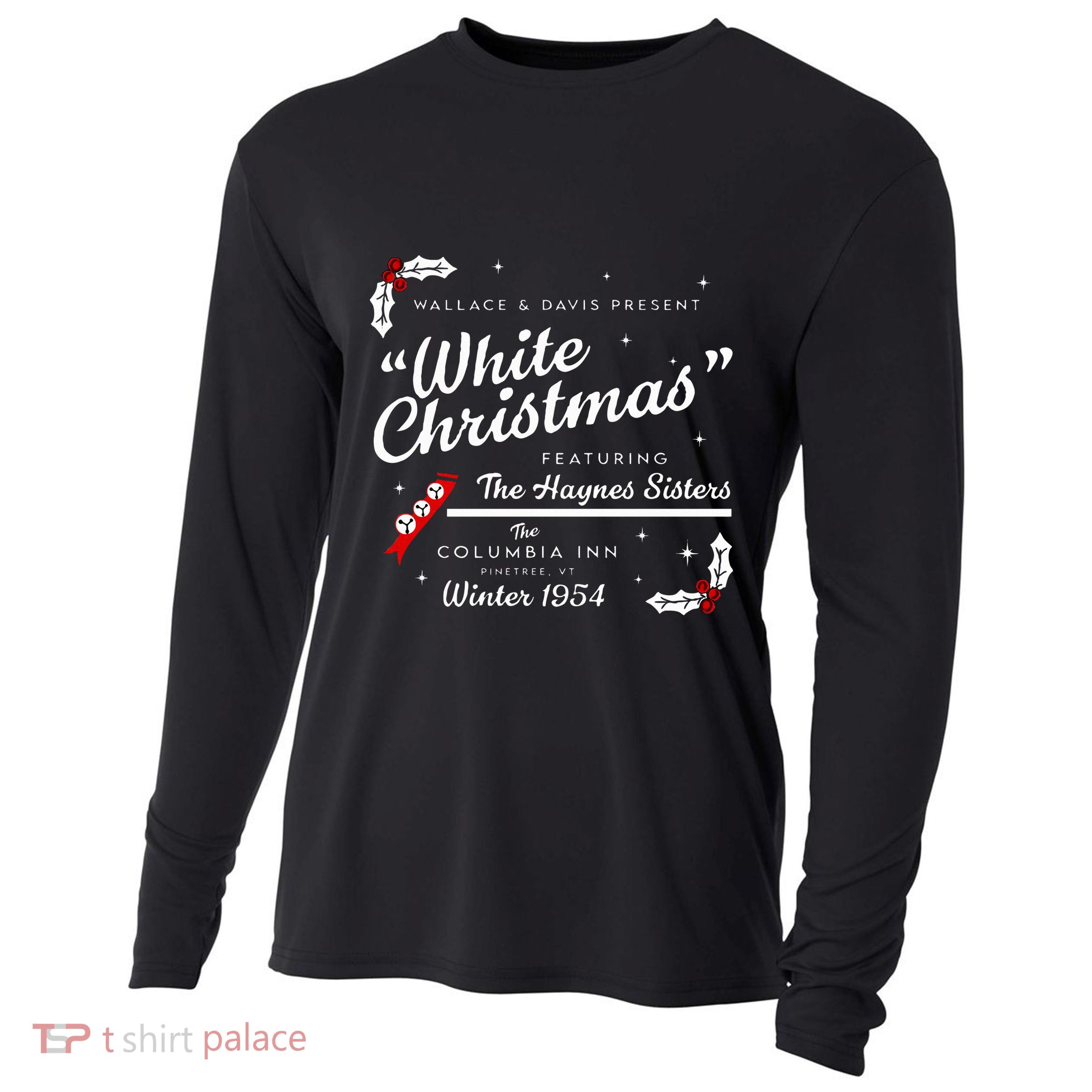 White Christmas Wallace And Davis Haynes Sister  Cooling Performance Long Sleeve Crew