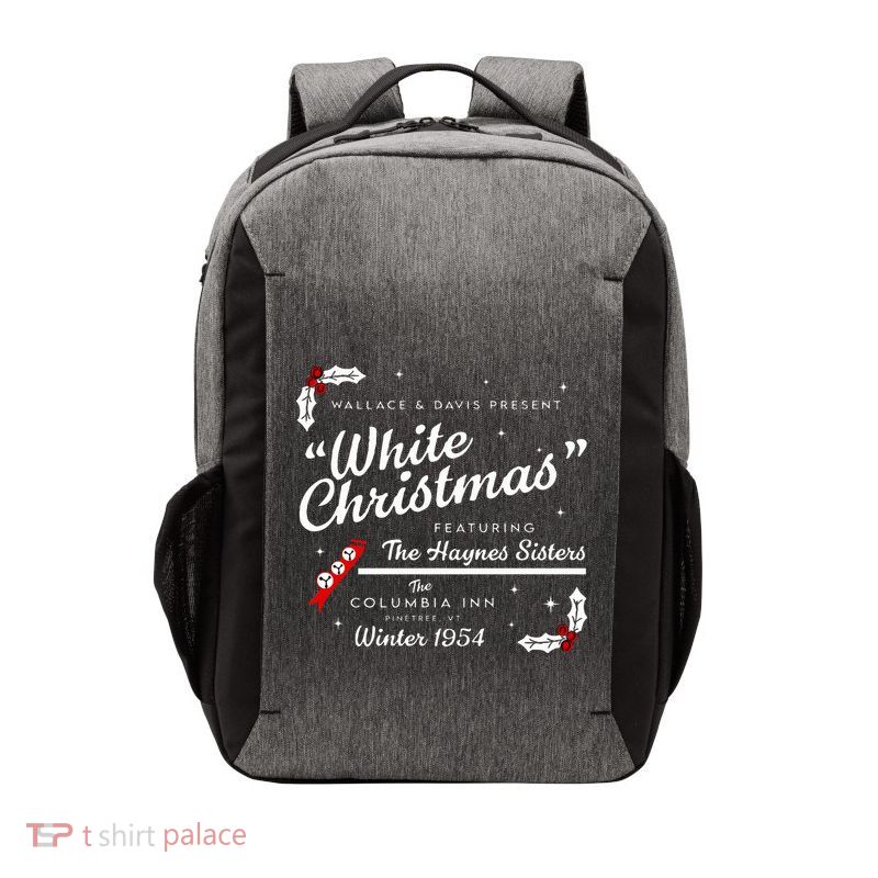 White Christmas Wallace And Davis Haynes Sister  Vector Backpack