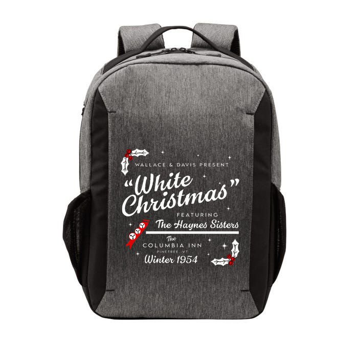 White Christmas Wallace And Davis Haynes Sister  Vector Backpack