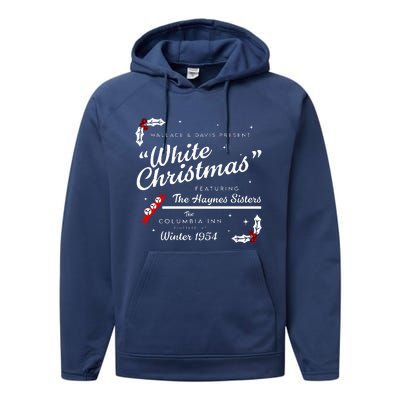 White Christmas Wallace And Davis Haynes Sister  Performance Fleece Hoodie