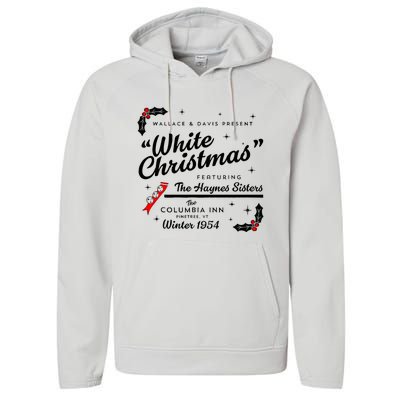 White Christmas Wallace And Davis Haynes Sister Matching Performance Fleece Hoodie