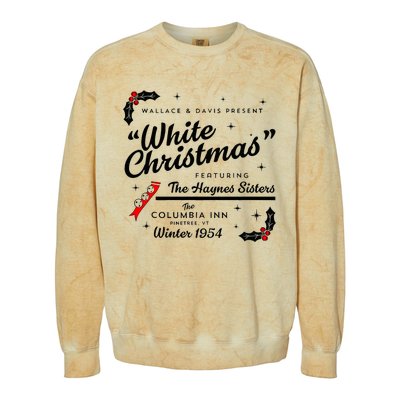 White Christmas Wallace And Davis Haynes Sister Matching Colorblast Crewneck Sweatshirt