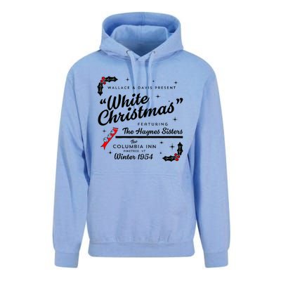 White Christmas Wallace And Davis Haynes Sister Matching Unisex Surf Hoodie