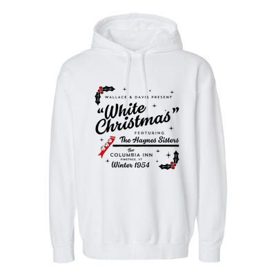 White Christmas Wallace And Davis Haynes Sister Matching Garment-Dyed Fleece Hoodie