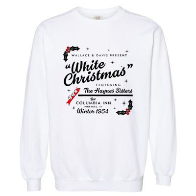 White Christmas Wallace And Davis Haynes Sister Matching Garment-Dyed Sweatshirt