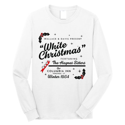 White Christmas Wallace And Davis Haynes Sister Matching Long Sleeve Shirt