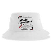 White Christmas Wallace And Davis Haynes Sister Matching Sustainable Bucket Hat