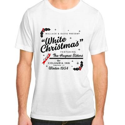 White Christmas Wallace And Davis Haynes Sister Matching Adult ChromaSoft Performance T-Shirt