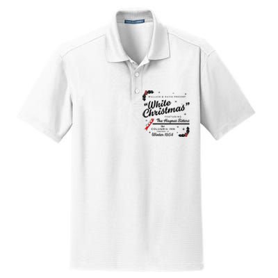 White Christmas Wallace And Davis Haynes Sister Matching Dry Zone Grid Polo