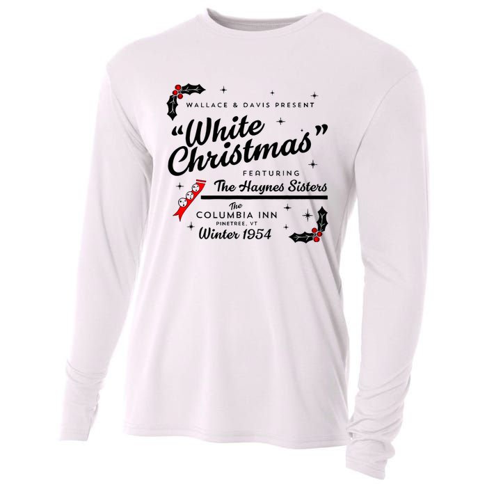 White Christmas Wallace And Davis Haynes Sister Matching Cooling Performance Long Sleeve Crew