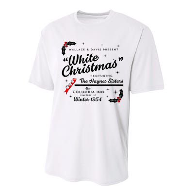 White Christmas Wallace And Davis Haynes Sister Matching Performance Sprint T-Shirt