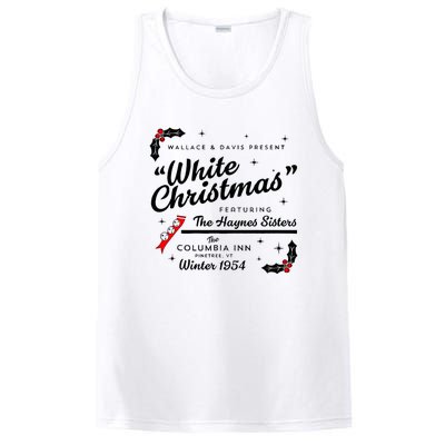 White Christmas Wallace And Davis Haynes Sister Matching PosiCharge Competitor Tank