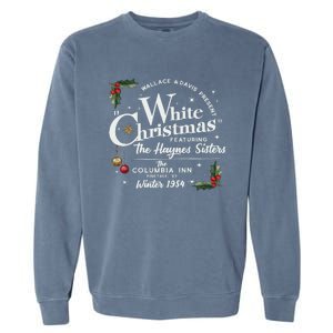 White Christmas Wallace And Davis Haynes Sister Garment-Dyed Sweatshirt