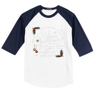 White Christmas Wallace And Davis Haynes Sister Baseball Sleeve Shirt