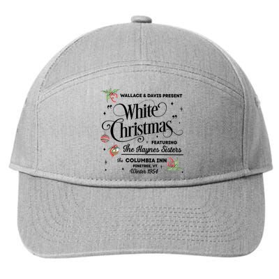 White Christmas Wallace And Davis Haynes Sister Trending Design 7-Panel Snapback Hat