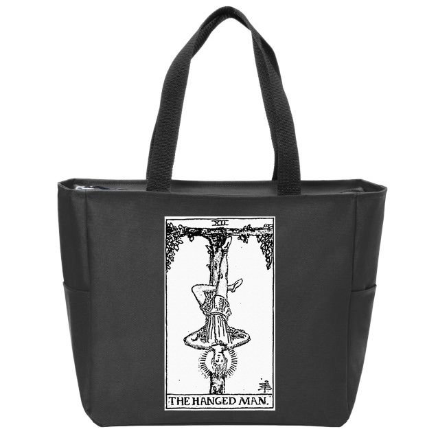 Witch Craft Wiccan Card Witchy Gothic Scary Halloween Gifts Zip Tote Bag