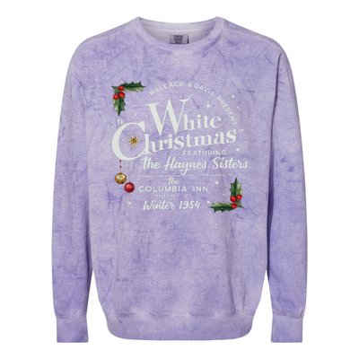 White Christmas Wallace And Davis Haynes Sister Colorblast Crewneck Sweatshirt