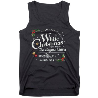 White Christmas Wallace And Davis Haynes Sister Tank Top