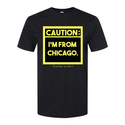 Windy City Wonder Caution Im From Chicago Lakeside Legacy Softstyle® CVC T-Shirt