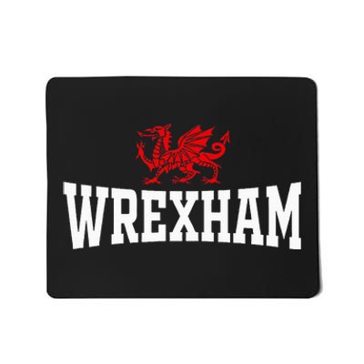 Wrexham City Wales Red Dragon Wrecsam Cymru County Of Wales Mousepad