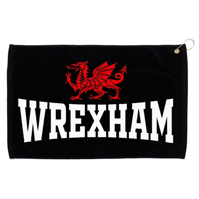 Wrexham City Wales Red Dragon Wrecsam Cymru County Of Wales Grommeted Golf Towel