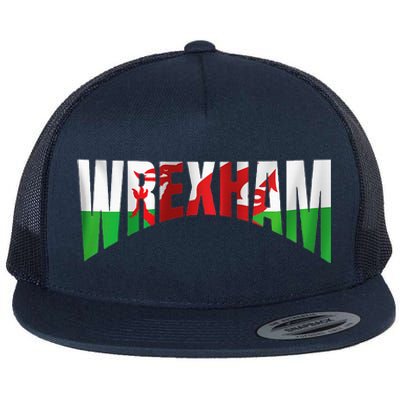 Wrexham Children Wales Flag Welsh Flat Bill Trucker Hat