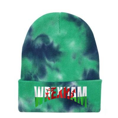 Wrexham Children Wales Flag Welsh Tie Dye 12in Knit Beanie