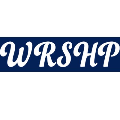 WRSHP Christian Worship Shortened Word Bumper Sticker